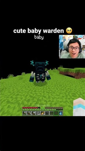 Minecraft Baby Warden Moment