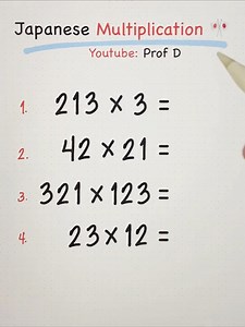 429K views · 2.8K reactions | Multiply numbers like a pro!  | Prof D | Facebook
