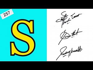 S signature | S signature style | How to make signature for s | My name signature style S