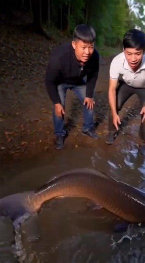 🛶 Save Oversized Snakehead Fish in Amazon 🌿 #viral #shorts