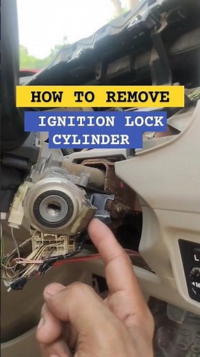 2009-2017 Toyota Corolla Ignition lock Cylinder Remove without Removing Complete Ignition Switch