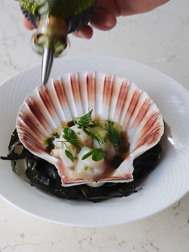 Scallop tartare... a The River Restaurant by Gordon Ramsay classic !! | Gordon Ramsay