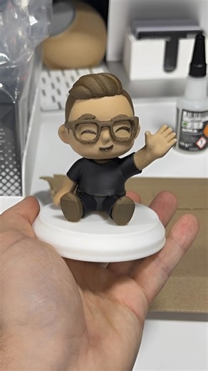 I made a MINI ME with the Creality SparX i7! 😍#creality #sparkxi7 #shorts #3dprinting #diy