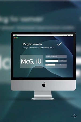 MCG to IU Converter – Accurate Supplement Conversion Tool | Recurbate #healthtools