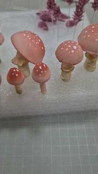 cogumelos em pasta americana super fácil e prático #pastaamericana #docespersonalizados