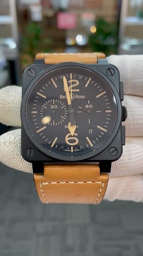 Bell & Ross BR03-94 Chronograph 42mm⌚️⌚️ Ref: BR0394-HERITAGE *Not affiliated with any brands *All trademarks and brand names remain property of the respective brand owners #bellandross #bellnross #bellnrosswatches #bellandrosswatches #bellandrossworld #bellandrosswatch #bellandrosscommunity #bellandrossstrap #br0394 #br03 #bnr | Avan Pa Ree Collection KL