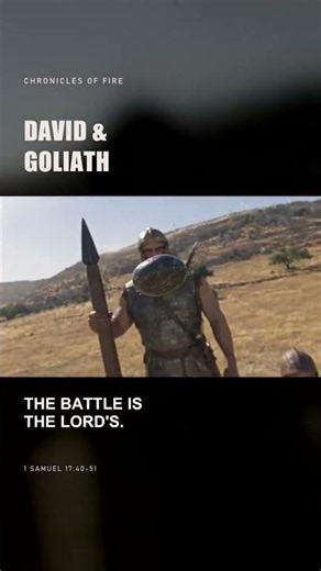 David vs Goliath: One Stone, One Giant | Bible Short