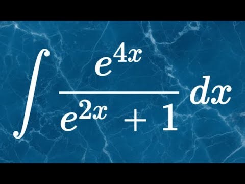 Integral of e^(4x)/(e^(2x)+1) | Fast u-Substitution Trick