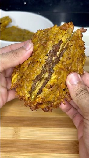 PATACÓN RELLENO #receta #parati #recipe #patacon #comida #recetasfáciles #fyp #cartagena #colombia