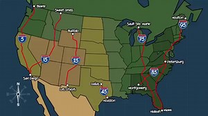 Numbers Used for The US Interstate Highway System Actually Have A Code