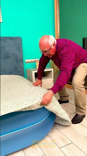 Sleeping or Swimming? Mini Pool Bed Surprise! 😆 🛏️ 🌊