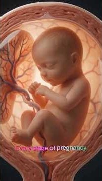 What Happens Inside a Pregnant Woman’s Body? First Trimester Development #trimeter #fertility