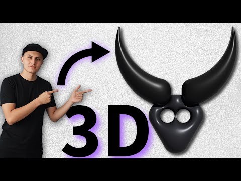 3D Logo Inflate in Adobe Illustrator | Modern 3D Logo Design Tutorial