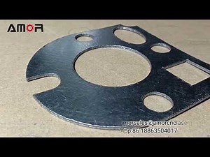 How to Perfect Cut for Tanged Graphite Seal Gasket with CNC Gasket