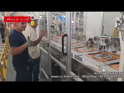 Heat-Sealed Block Bottom Open Pocket Bag Machine KTK140S