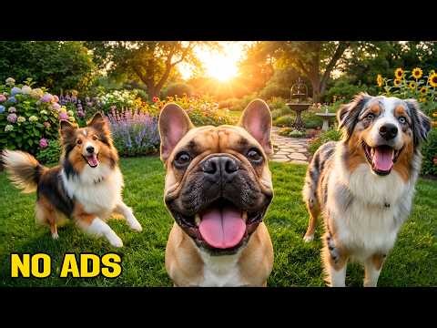 12 Hours Dog TV for Dogs Home Alone 🐶 Playful Dogs & Gentle Music to Calm Anxiety & Sleep