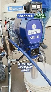 Best Petrol Engine Airless Spray Painting Equipment for Industrial Coating