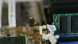 RAM in a computer - Free Stock Video