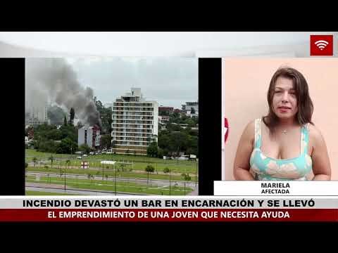 INCENDIO EN ENCARNACIÓN DEJA A UNA MUJER SIN SU EMPRENDIMIENTO