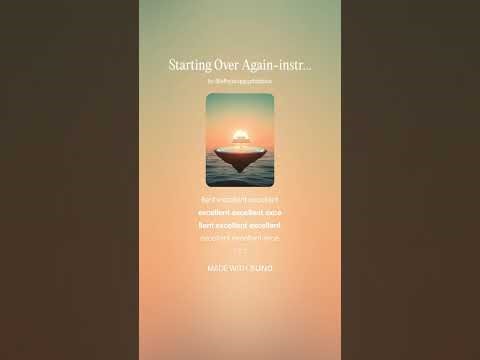 Starting Over Again instrumental