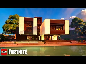 Lego Fortnite MODERN HOUSE FREE SETS Tutorial