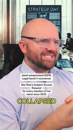 Janet submitted a Subject Access Request for every mention of her name since 2015