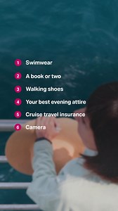 Don't forget these 6 things before setting sail - especially your cruise insurance add on! ✨ | Admiral | Facebook