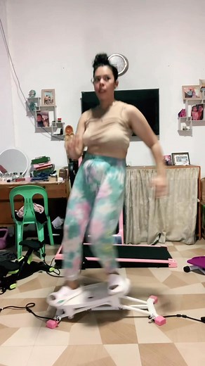 Buhat,Treadmill,Side V Stepper & Side Slide Stepper Machine..1hr & 35mins.of Homeworkout for today!Sobrang sarap talga sa pakiramdam kapag nakapag workout..Kapag sinimulan mo na talaga mag workout,hahanap hanapin na talaga ng katawan mo 💪🏻🥰 #foryouシpage #maritonijugueta #mamshietoni #homeworkoutmom #weightlossph #weightlossjourney #postpartumbody #CSmom #balikalindog #momoftwo | Mamshie Toni Vlog