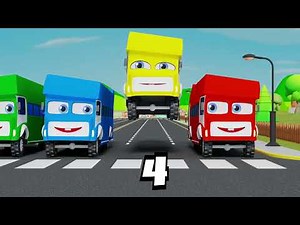 Wheels on the Bus + Bus Surprise Song + Wheels on the Police Bus | 8:00 min song | Pilli Go kids