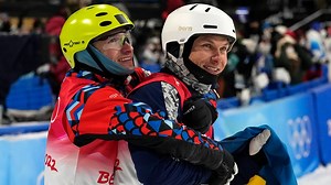 Olympic spirit wins: Russian hugs Ukrainian who beat him for silver medal