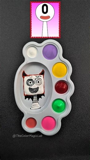 Numberblocks Sprunki OC Color Mixing 👋 Horror Nineteen 1️⃣9️⃣ #sprunki #numberblocks #colormixing