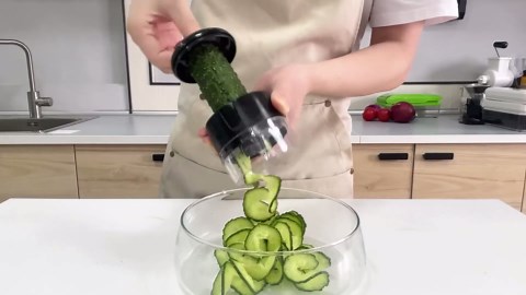 Handheld Spiralizer, 3-in-1 Zucchini Spiralizer Noodle Maker, Spiralizers for Veggie Noodles, Perfect for Zucchini, Carrots, & More, Portable Kitchen Tool (Black)