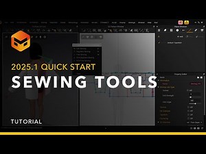 Marvelous Designer 2025.1 Quickstart Guide #4: Sewing Tools