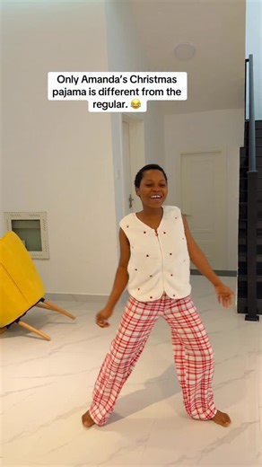 Angela Nwosu on Instagram: "Only Amanda’s Christmas pajama is different from the regular. 😂"