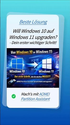Windows 10 → 11 upgraden ohne Datenverlust – So geht's! 🚀💻