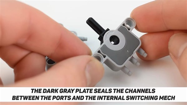 气动新零件 New Lego Pneumatic Switch Internals Overview