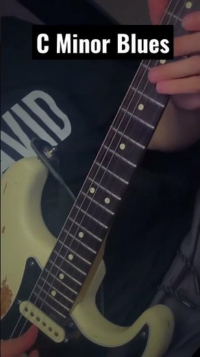 Slow Blues guitar solo // C minor