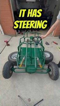 The Yerf dog steers again! Time to start reassembly! #gokart #gocart #upgrade