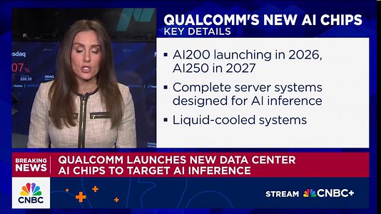 Qualcomm announces new data center AI chips to target AI inference