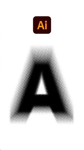 Editable Halftone text effect tutorial for illustrator