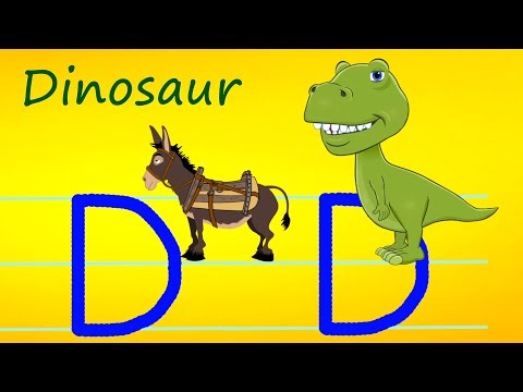 How to Write Letters for Children - Teaching Writing ABC for Preschool - Alphabet for Kids.