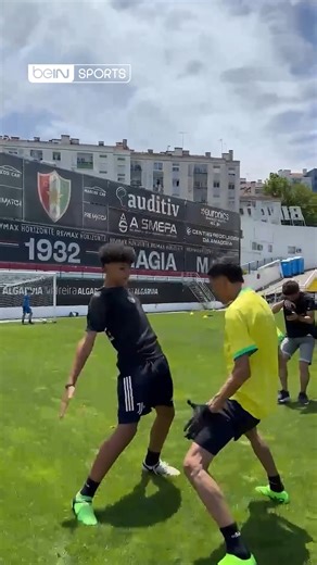 693K views · 14K reactions |  Cristiano Ronaldo JR se prépare pour l'EURO 2032 avec son père ! #euro #football #soccer #portugal #cr7 #cristiano #ronaldo #cristianoronaldo #skills #but #goal #goals #sport #sports | beIN SPORTS France | Facebook