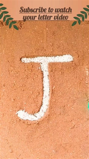 J Letter Art #Shorts