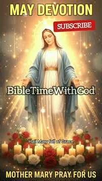 May Devotion Prayer to Mother Mary | Catholic Prayer Short #maydevotion