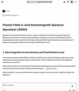 Meet ATLASATLAS = AI-Driven Topological Layer for All-Domain SynthesisBobcat Gang, is taking things to the next level.ATLAS is going to be the digital brain of Bobcat Gang. Backed by Pili powered Ontology objects containing patents, white papers, contracts, RFIs & RFPs, and relevant new articles, our goal is to create the ultimate database of $PLTR DD.ATLAS will be an expert that can help us understand things at a deeper level and make connections.Myself @JackPrescottX have been feeding years of