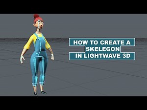 Creating a Skelegone in Lightwave 3D