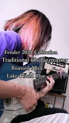 Fender 2021 Collection Traditional 60s Jazzmaster Roasted Neck Lake Placid Blue