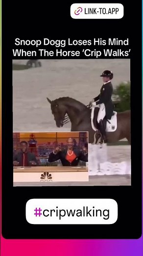 Snoop Dogg Loses His Mind Alongside Kevin Hart When a Horse Starts ‘Crip Walking’ 😆 #CripWalk 🐎