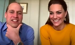 Prince William And Kate Middleton Carry Out Their First Royal Engagement Via Video Call