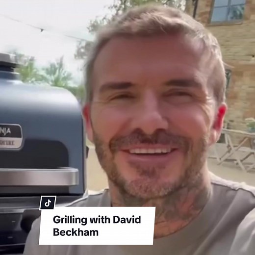 Kicking off grilling season with the newest member of team Ninja @David Beckham